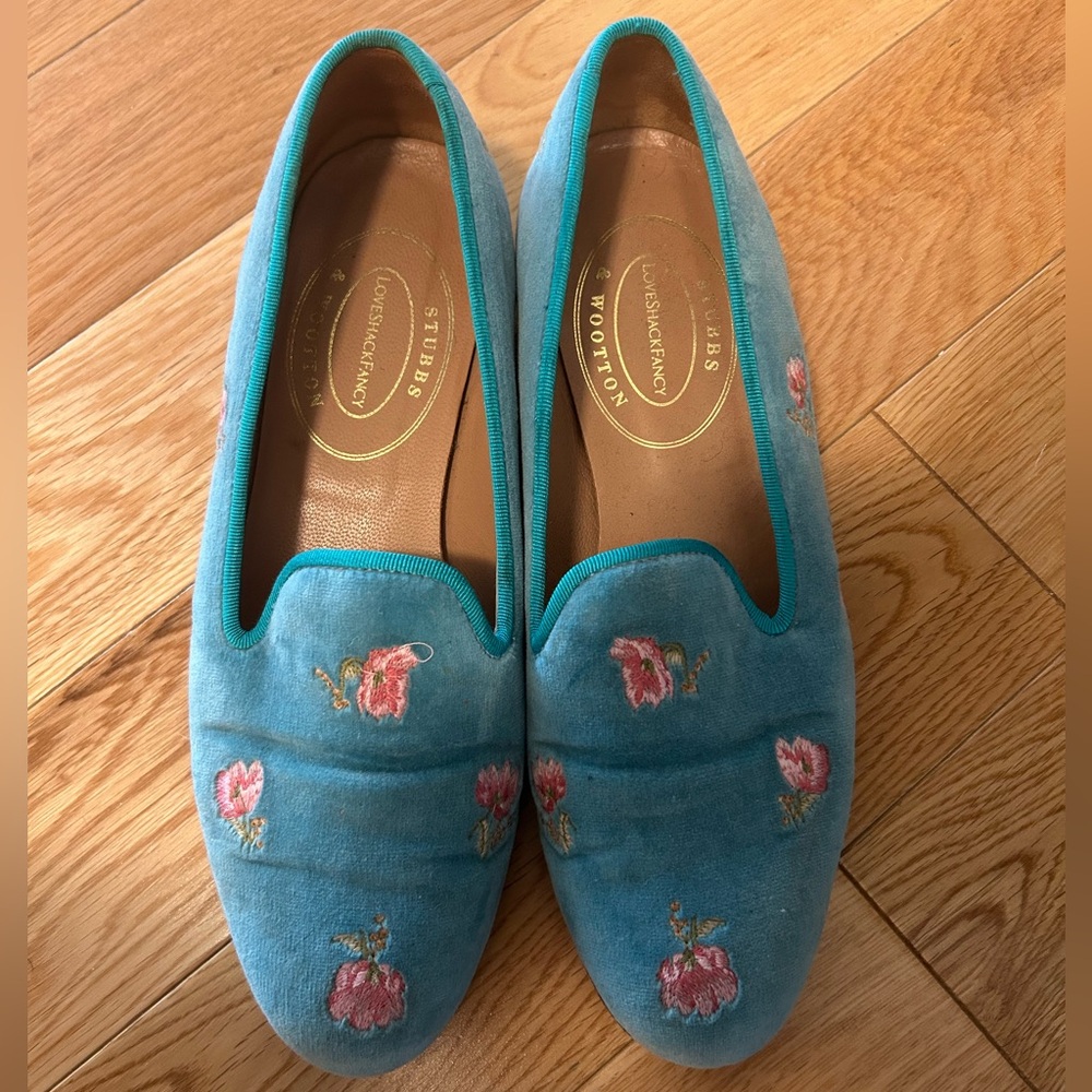 LoveShackFancy x Stubbs & Wootton Roses Slipper
US size 8 1/2 - Picture 2 of 6